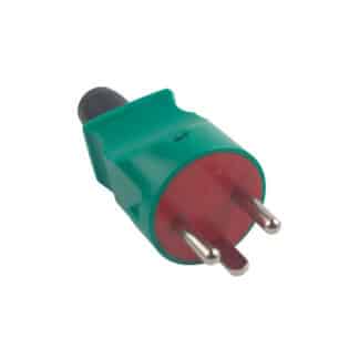 Stikprop S8 prof rund med jord rød/grøn