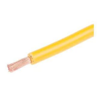 Monteringsledning H05Z-K 95°C 1X0,5 GUL - Metervare